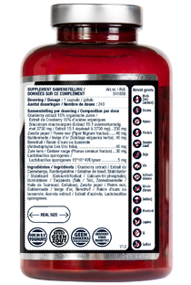 Lucovitaal Cranberry met X-tra Lactobacillus Capsules 240CP