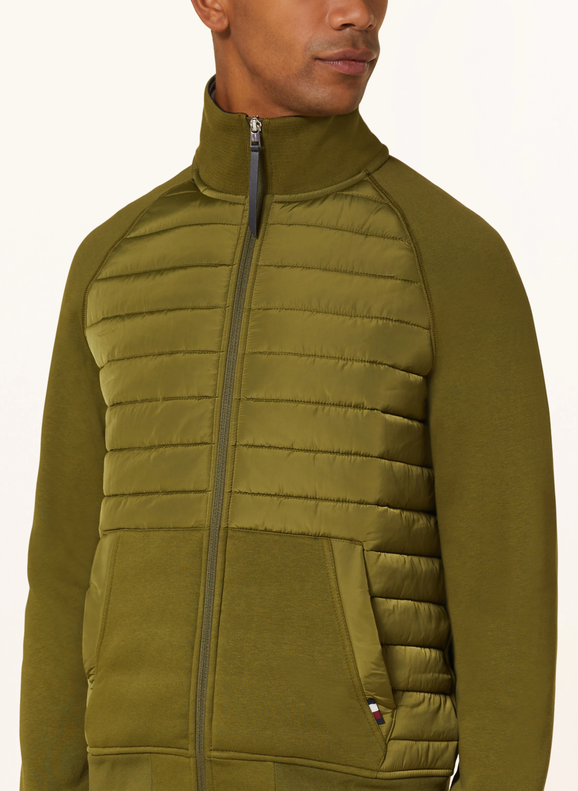 TOMMY HILFIGER Steppjacke im Materialmix