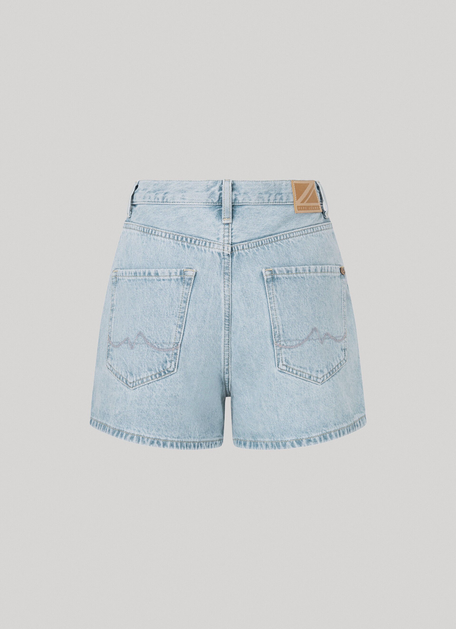 CALÇA JEANS CURTA CORTE REGULAR - jeans