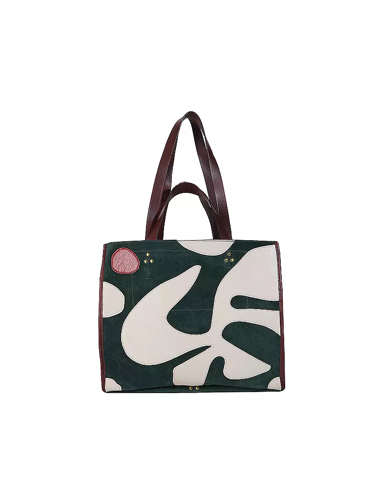JEROME DREYFUSS Ledertasche - Shopper LEON M  petrol