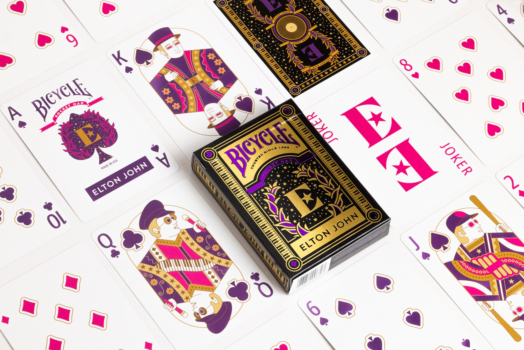 Bicycle® Kartendeck - Elton John Kartenspiel Spielkarten Pokerkarten