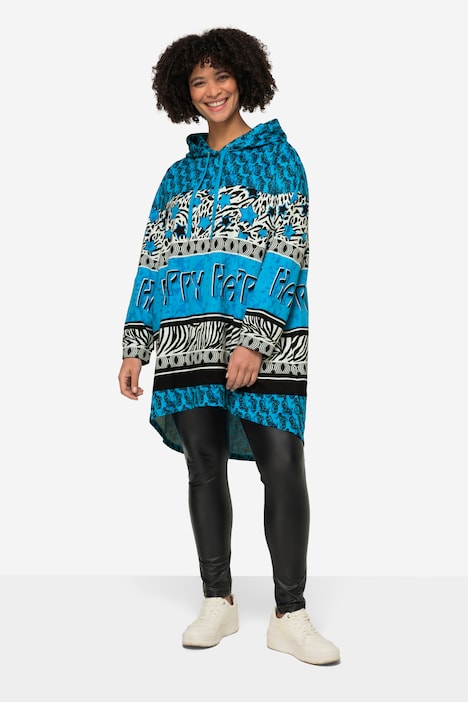 Hoodie, Sweater, Musterstreifen, Kapuze, Langarm