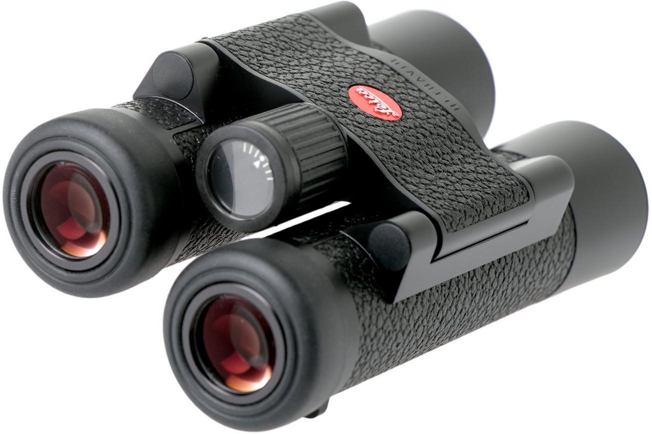 Leica ULTRAVID 10x25 verrekijker, zwart, lederen bekleding