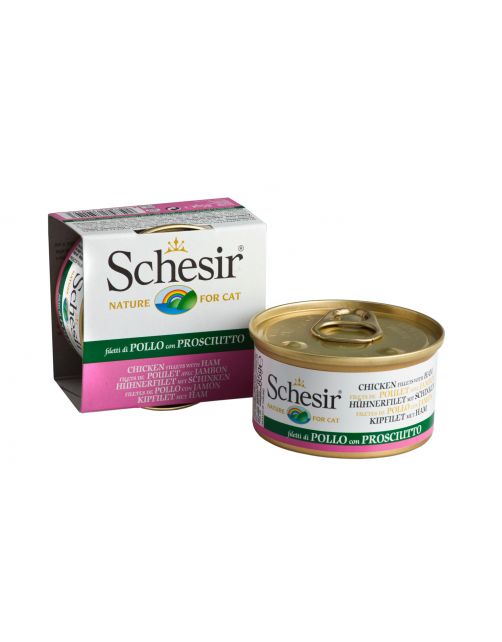 Schesir Kat Blik Gelei Kip 85 g - Kattenvoer