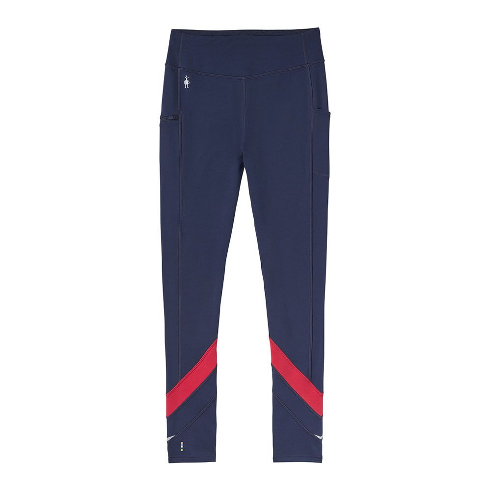 Smartwool MERINO SPORT LIGHT ELITE FLEECE CB - Legging Femme deep navy