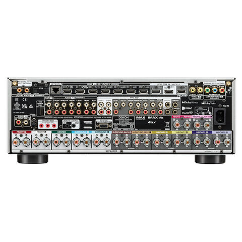 Denon AVC-X6800H – 11.4-kanaals surroundreceiver met 7 x HDMI 2.1 / 8K Premium Silver