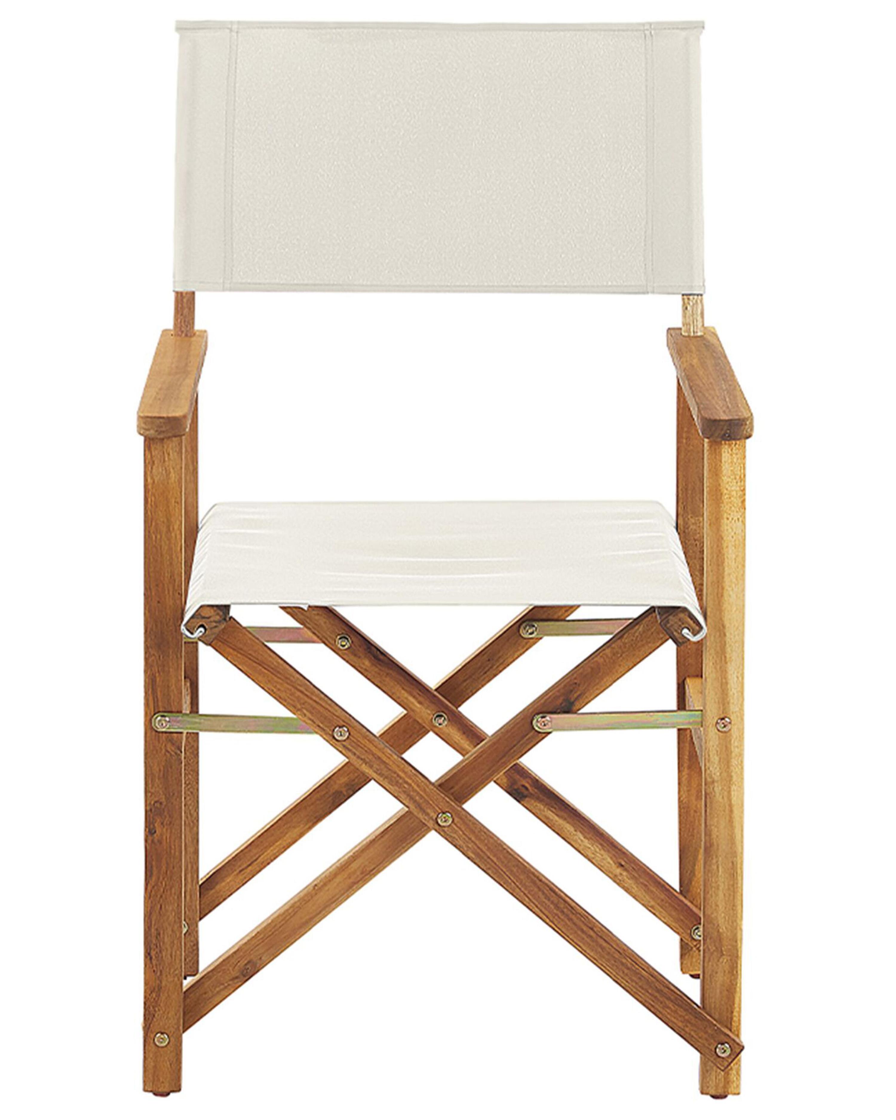 Set van 2 tuinstoelen CINE Acaciahout Lichtgroen