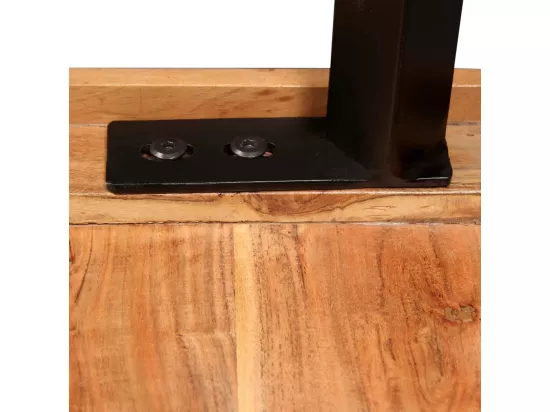Table de bar Bois massif d'acacia 60x60x107 cm