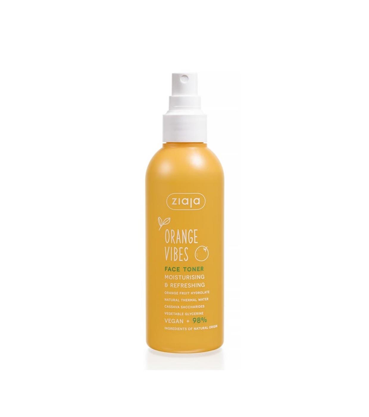 Ziaja - *Coconut and Orange Vibes* - Tônico facial hidratante e refrescante com notas de laranja