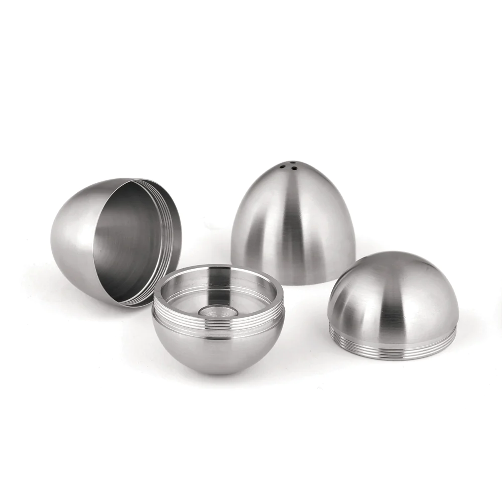 Set salière et poivrière inox Weis