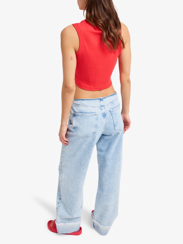 Coco Low Sunbleached Jeans à coupe ample Bleu Femme
