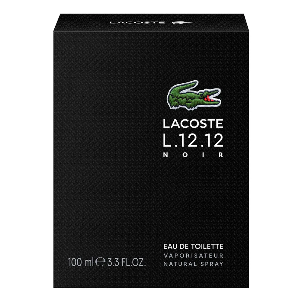 Lacoste L.12.12 Noir Edt - 100 ml.