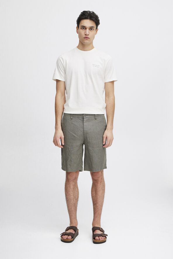 Casual Friday CFPANDRUP 100% linen shorts Agave green