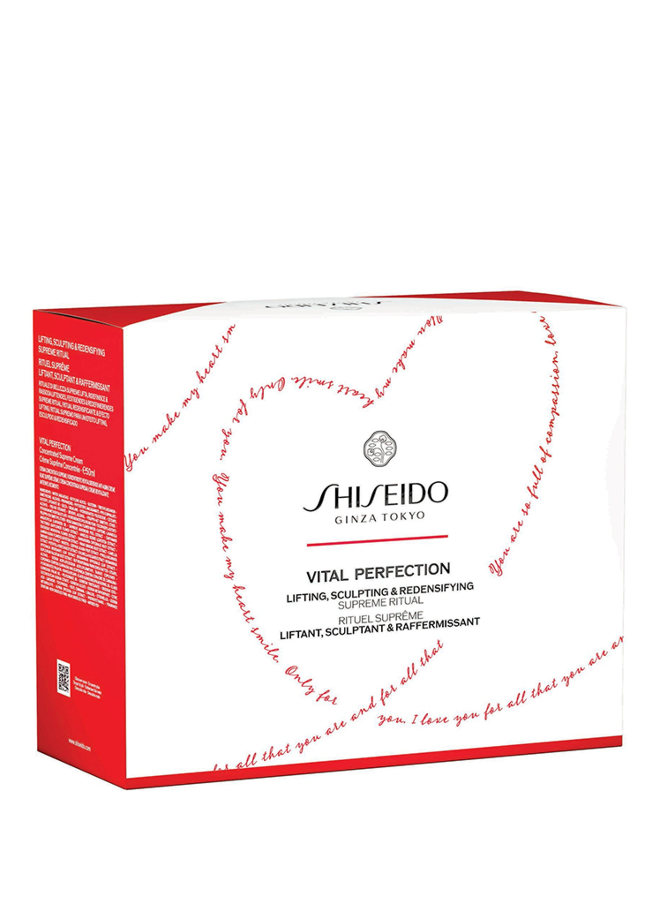 SHISEIDO VITAL PERFECTION LIFTING, SCULPTING & REDENSIFYING SUPREME RITUAL