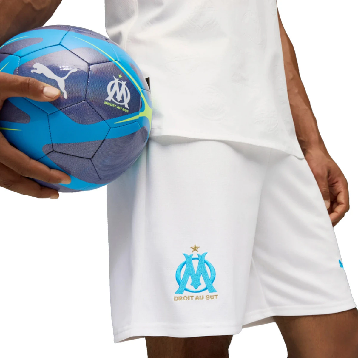 Calções Puma Olympique Marselha Primeiro Equipamento 2025-2026