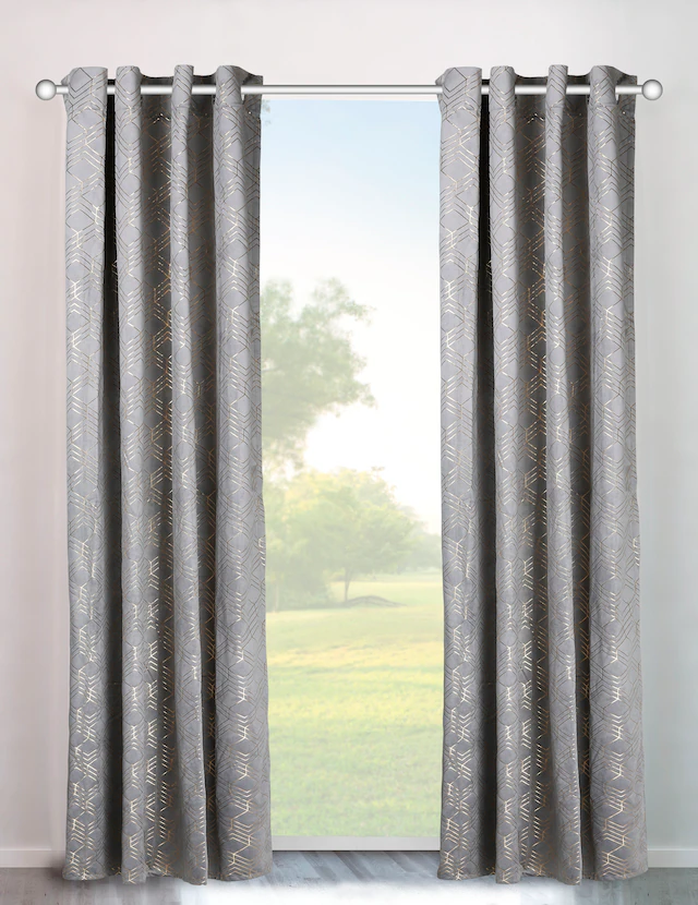 my home Vorhang »Velvet Foil« Ösen 2 Stk. tlg. Samt