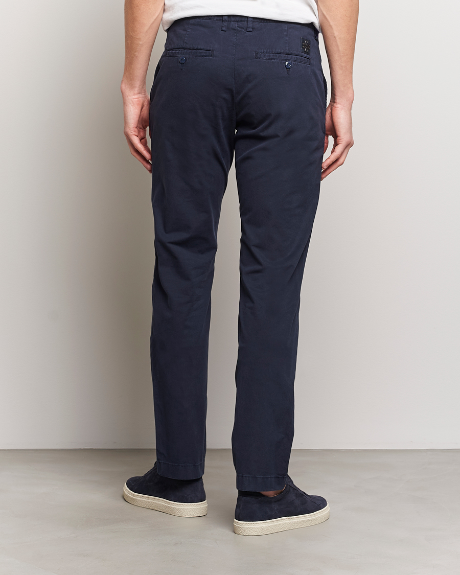 Jacob Cohën Bobby Cotton Gabardine Chinos Navy