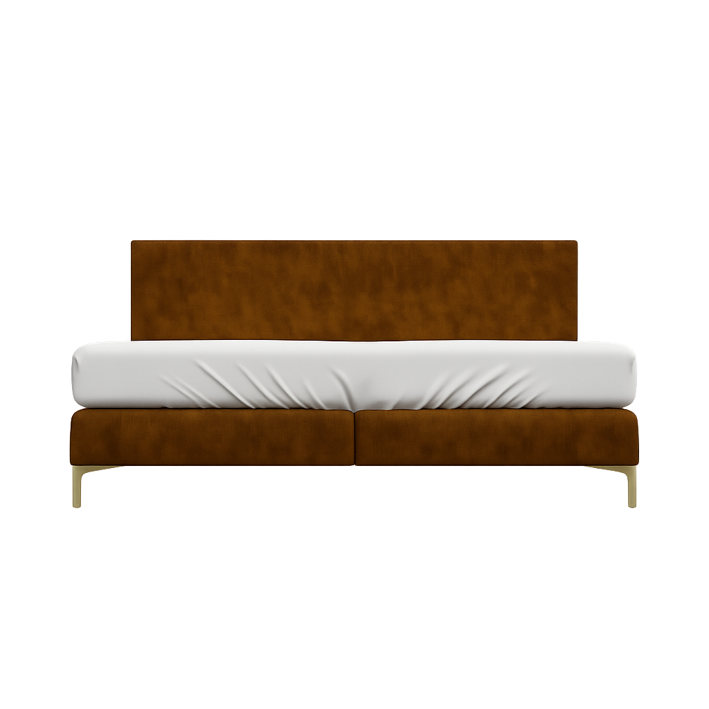 Boxspring Sparkle Velvet Gold 160x210