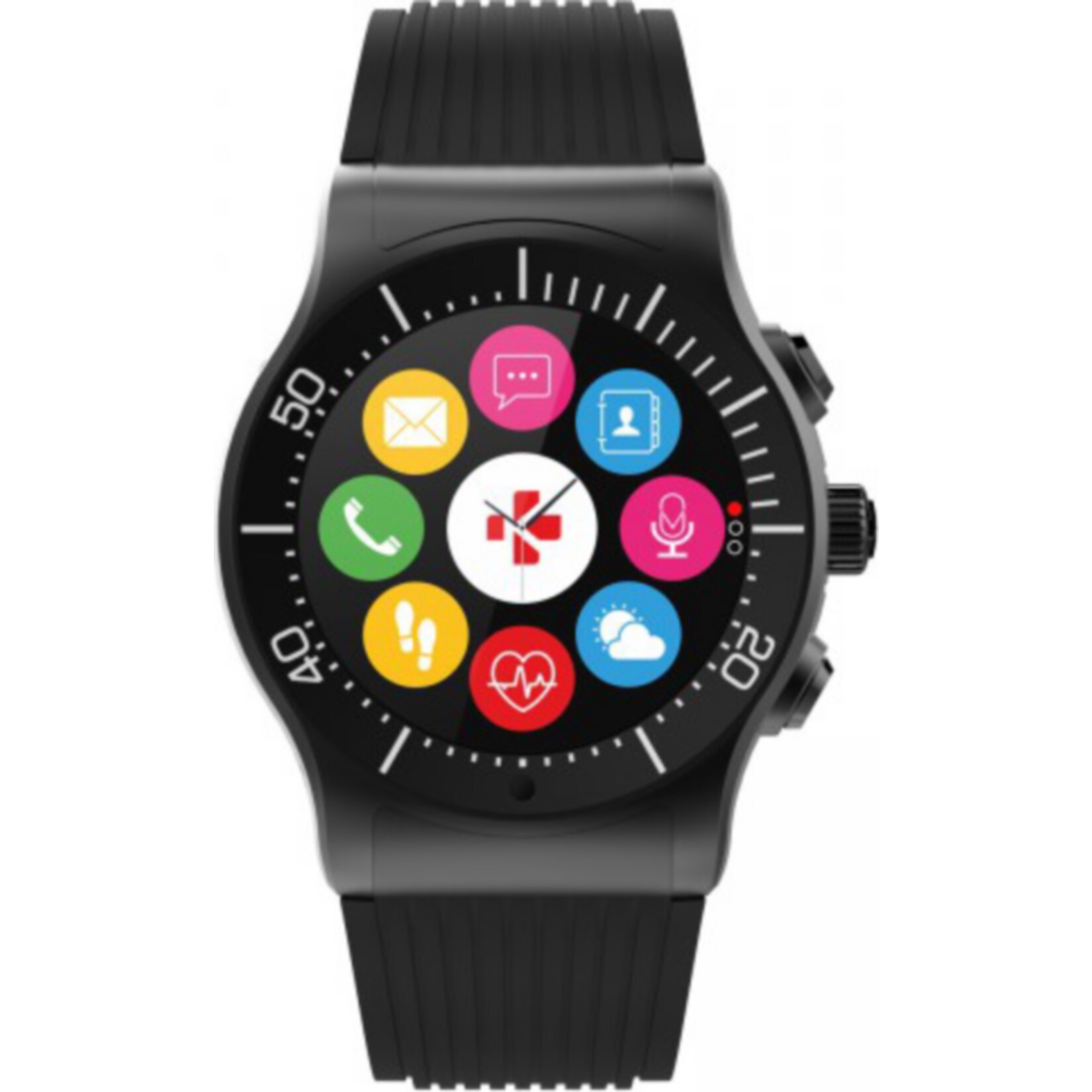 MYKRONOZ ZeSport Multisport GPS Smartwatch schwarz