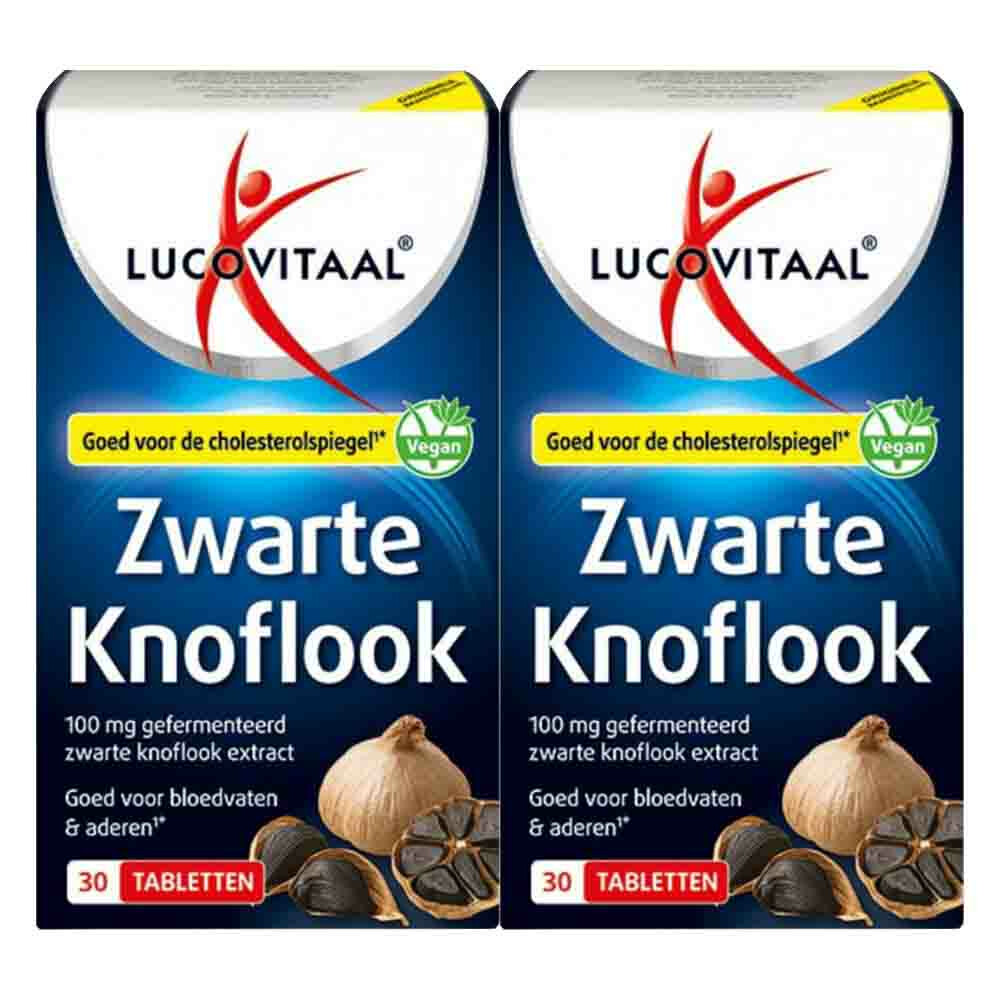 2x Lucovitaal Zwarte Knoflook 30 tabletten