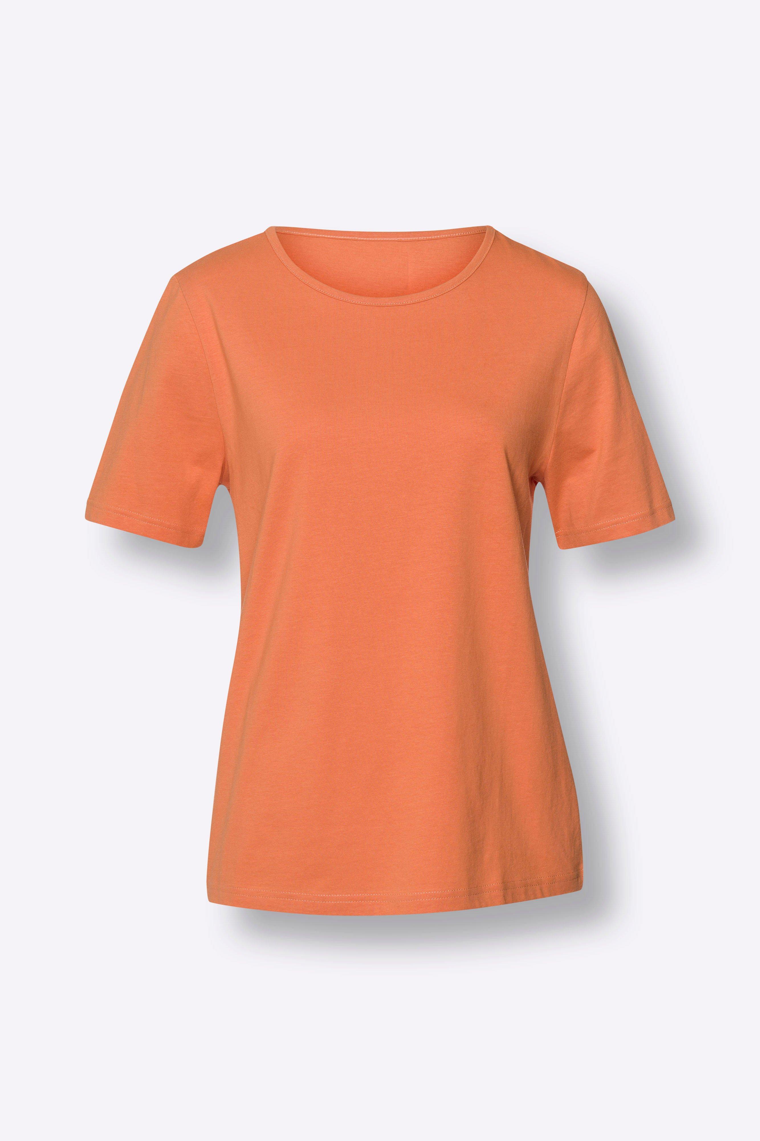 Doppelpack Jerseyshirts, 1x uni, 1x gestreift