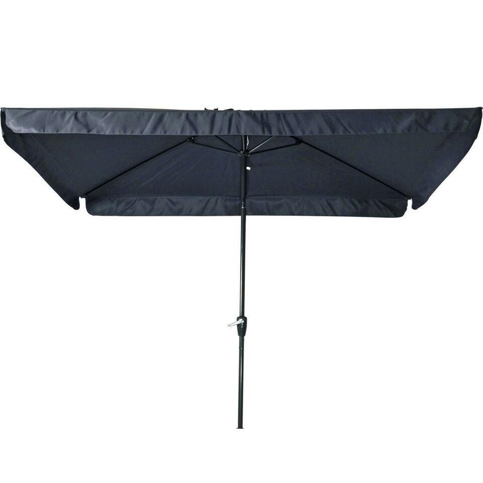 Les - Libra parasol met volant grijs 3x2 m