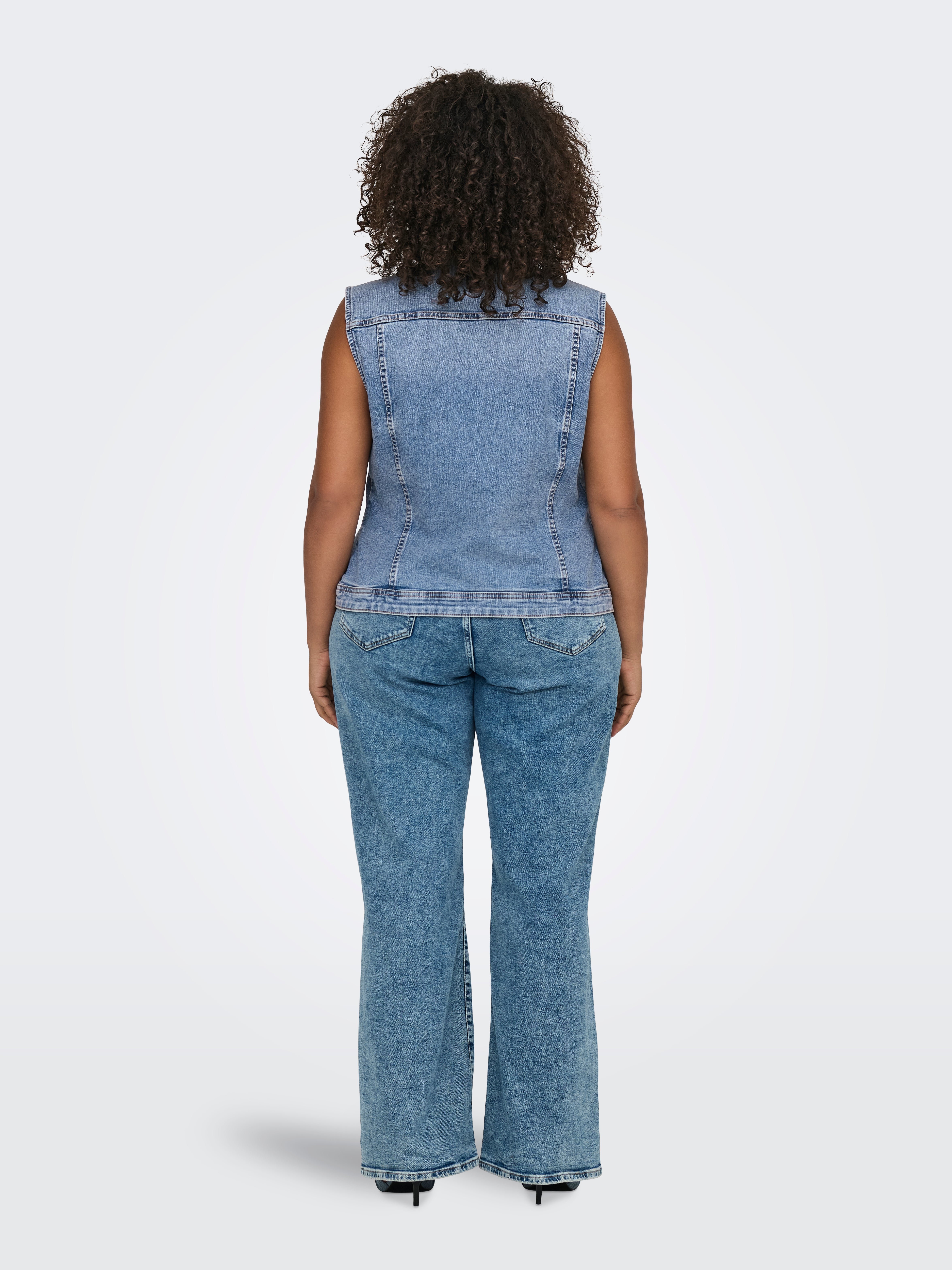 CARWESPA Jeansweste Light Blue Denim