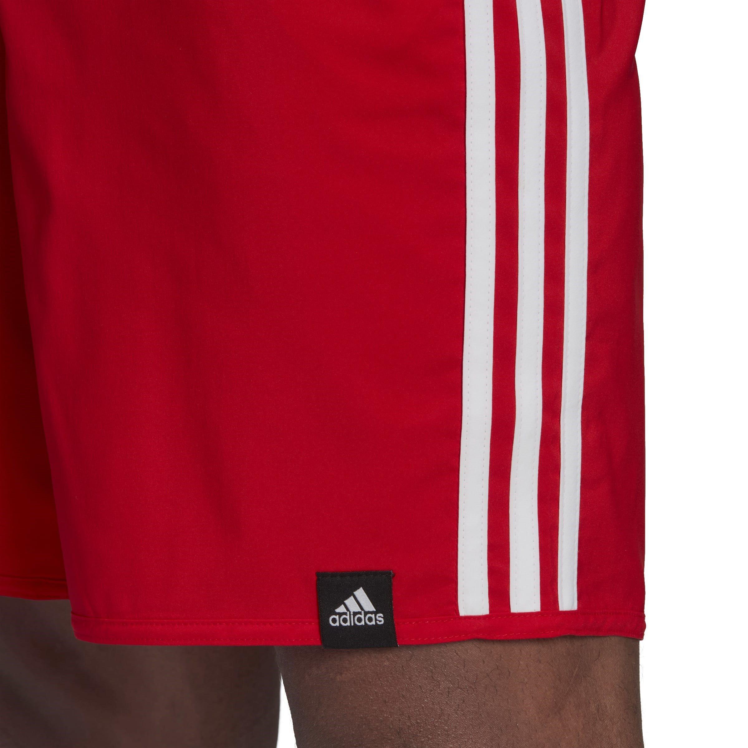 adidas Classic Length 3 Stripes Swim Shorts Mens
