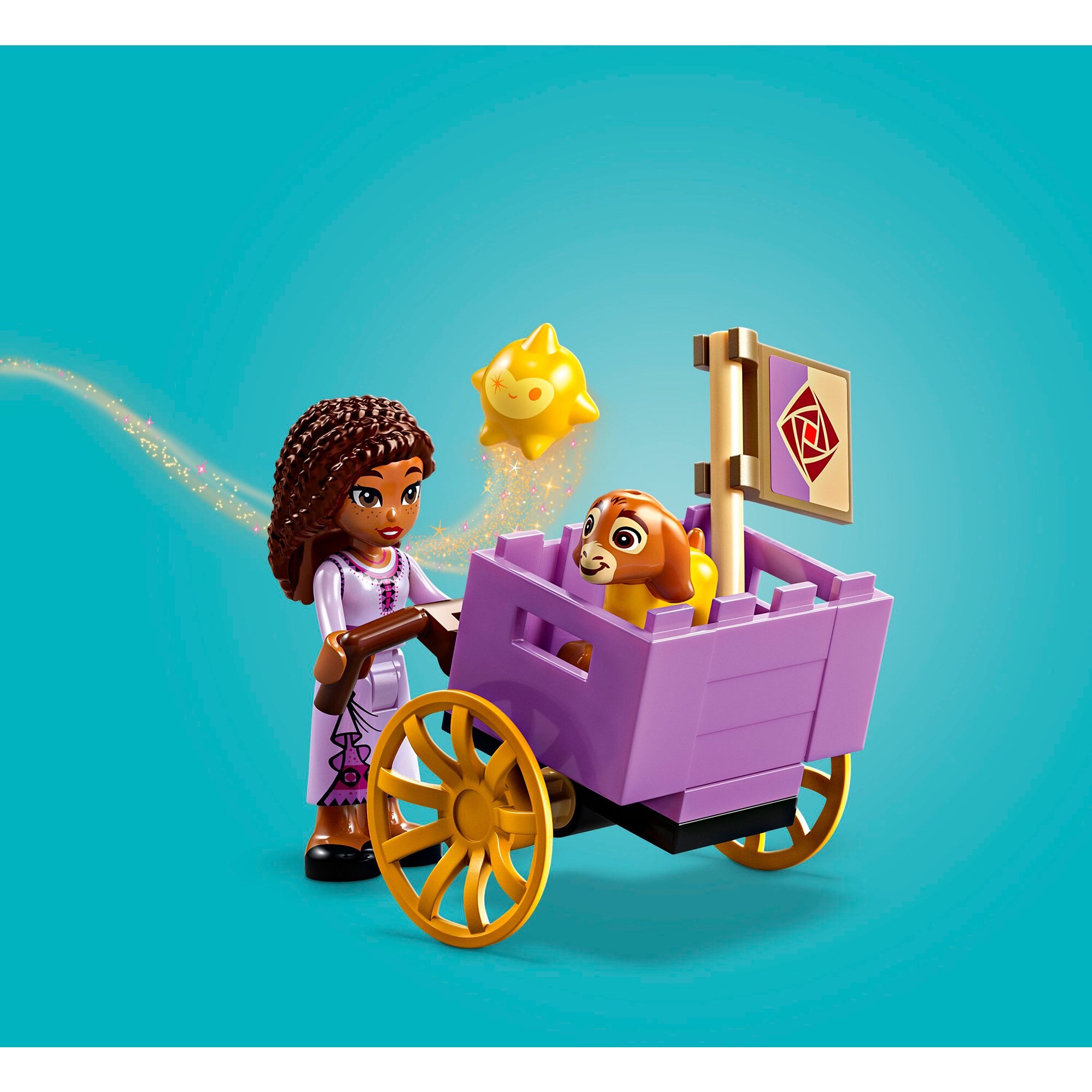 LEGO Konstruktionsspielzeug Disney Wish Asha in der Stadt Rosas