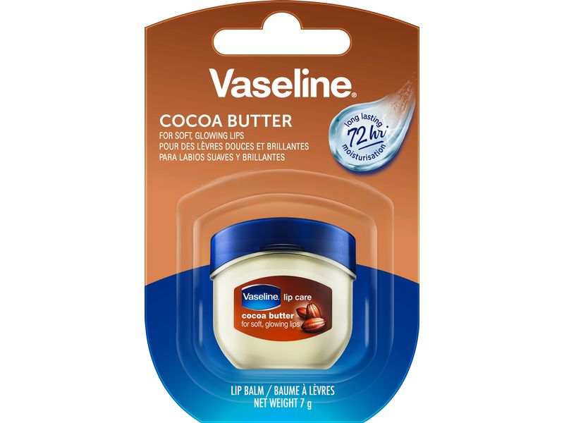 Vaseline Lippenpomade Cocoa Butter Mini 7 g Lippenbalsam mit Kakaobutter