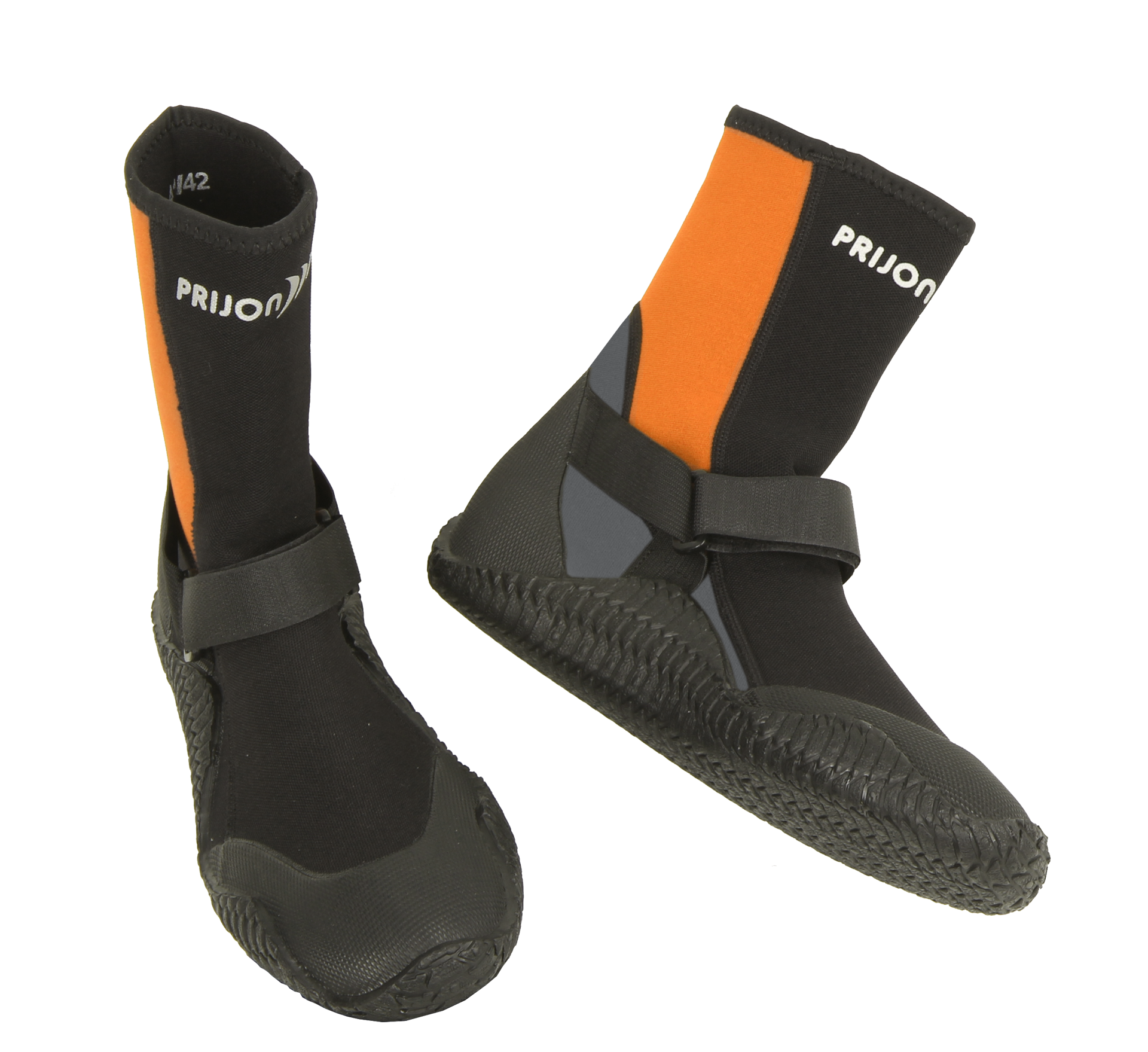 Prijon Neopren Shoes High Black/Orange