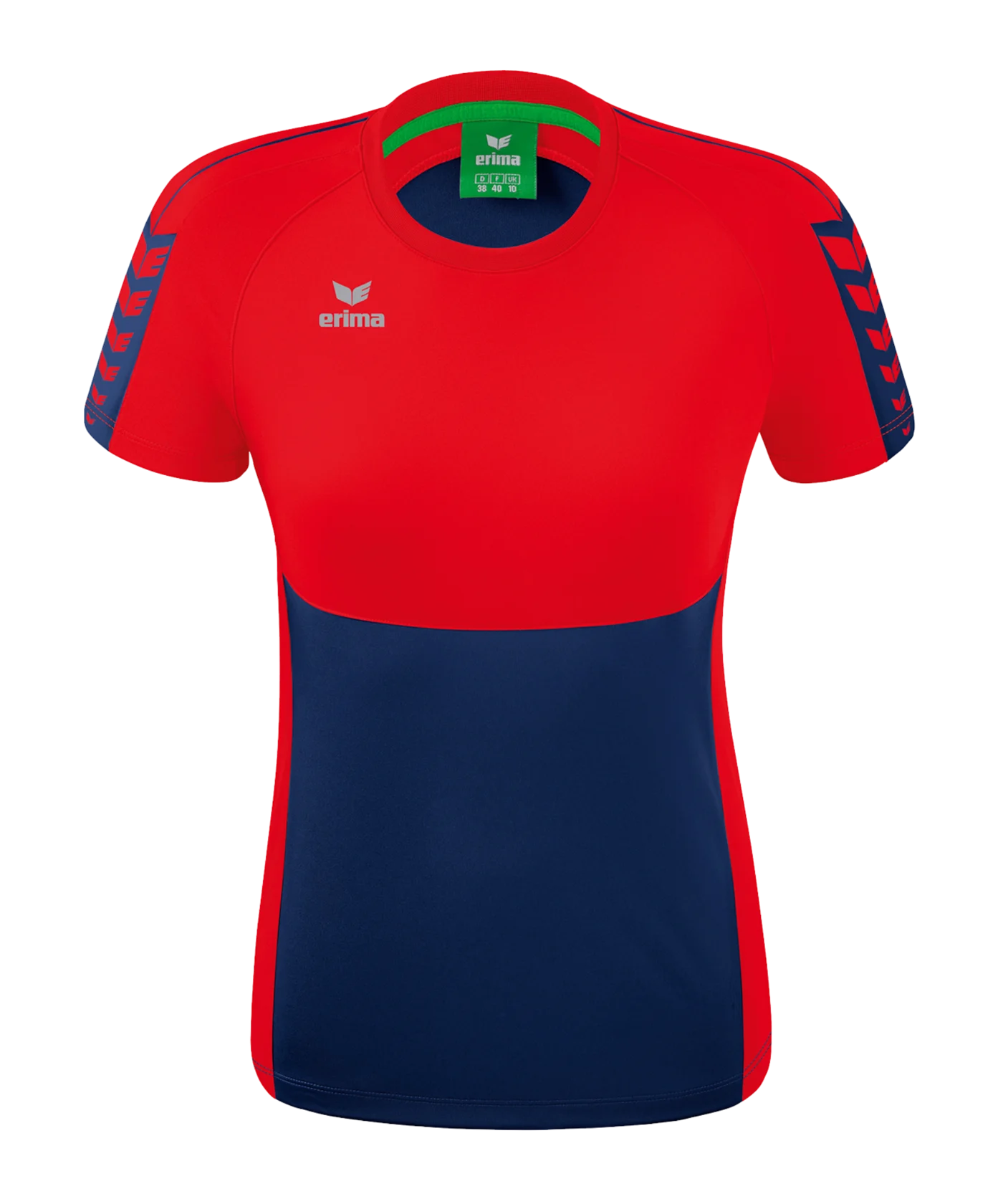 Erima Six Wings T-Shirt Damen Dunkelblau Rot