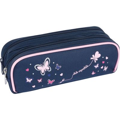 Trousse Lola Espeleta - 2 compartiments - marine - Oberthur