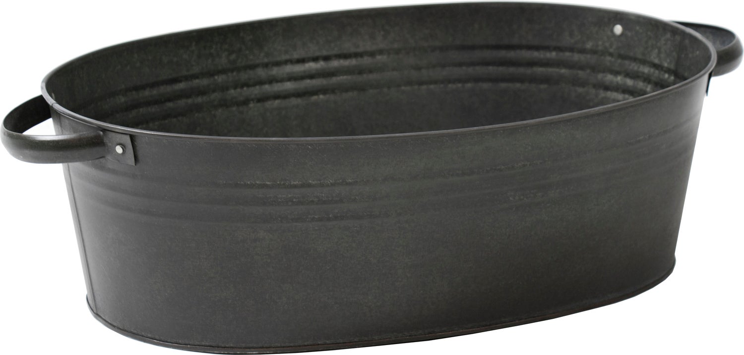 Mega Collections plantenteil Morris zwart 29 x 21 x 12,5 cm