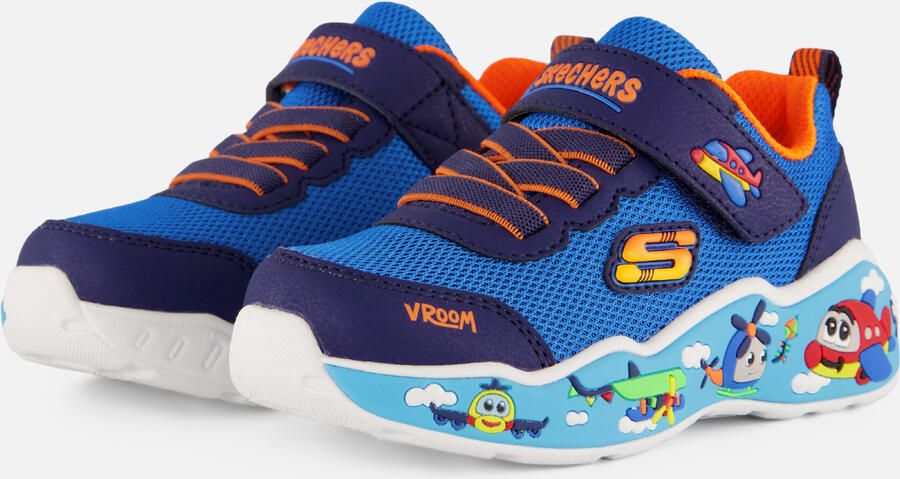 Skechers Play Scene Babyschoenen Blauw Plastic