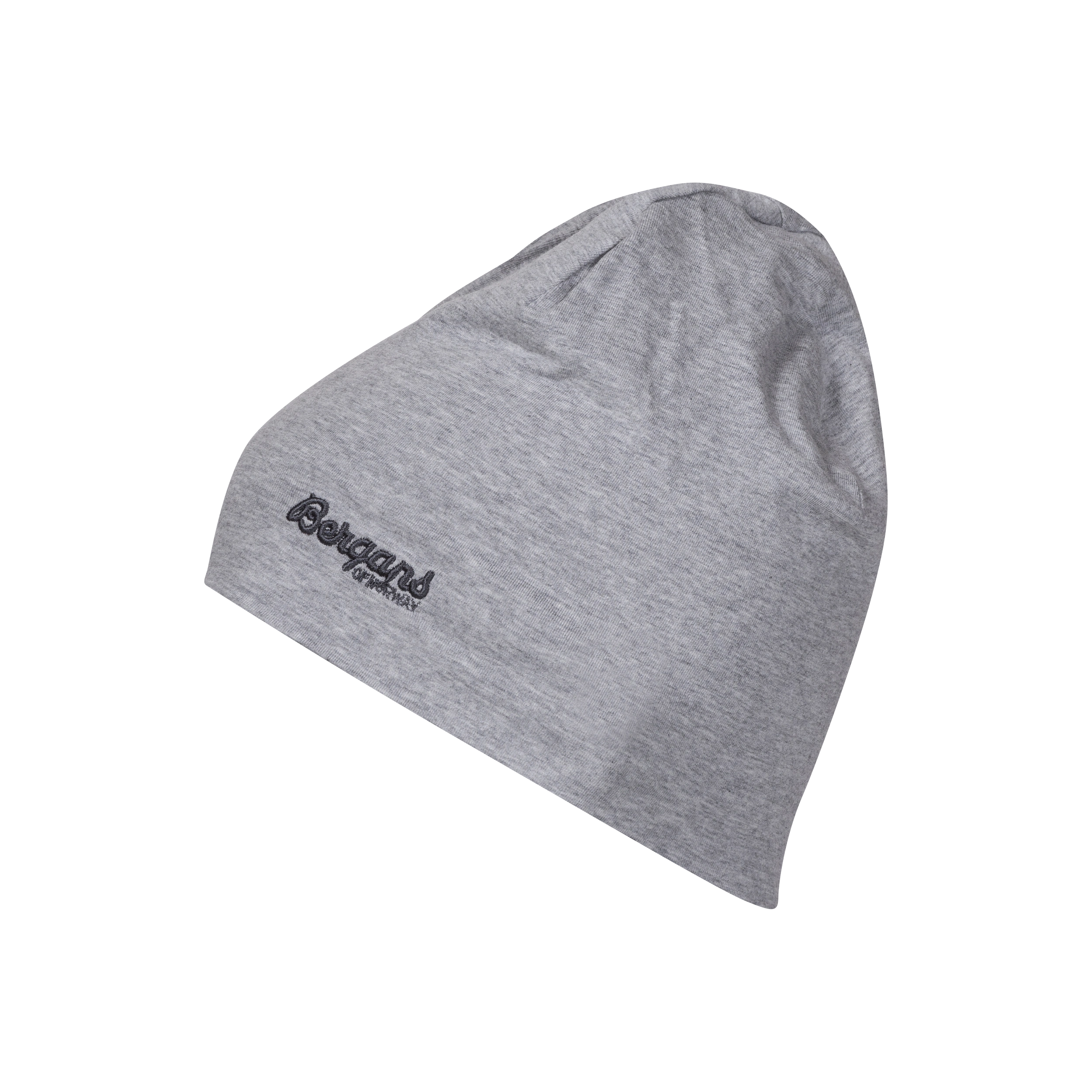 Youth Cotton Beanie Grey Melange