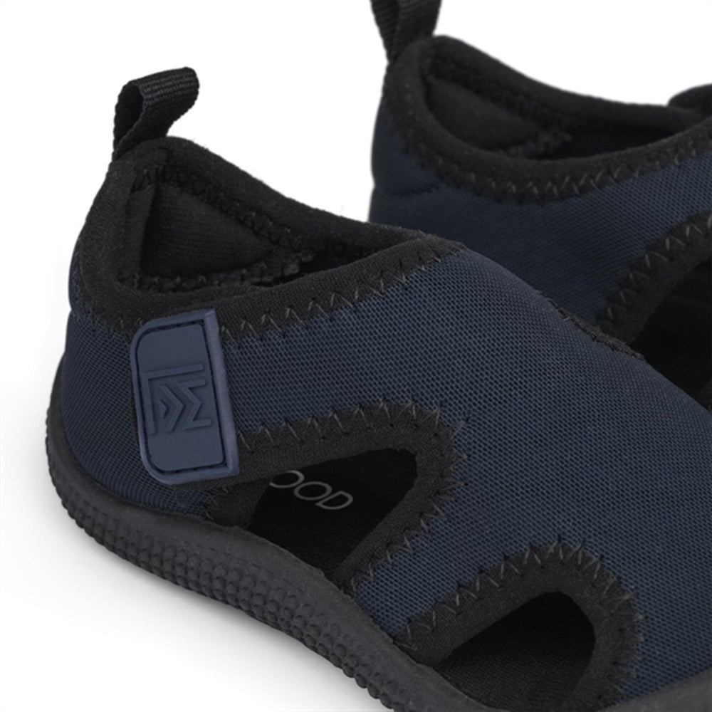Sigurd Badesko Black Classic Navy