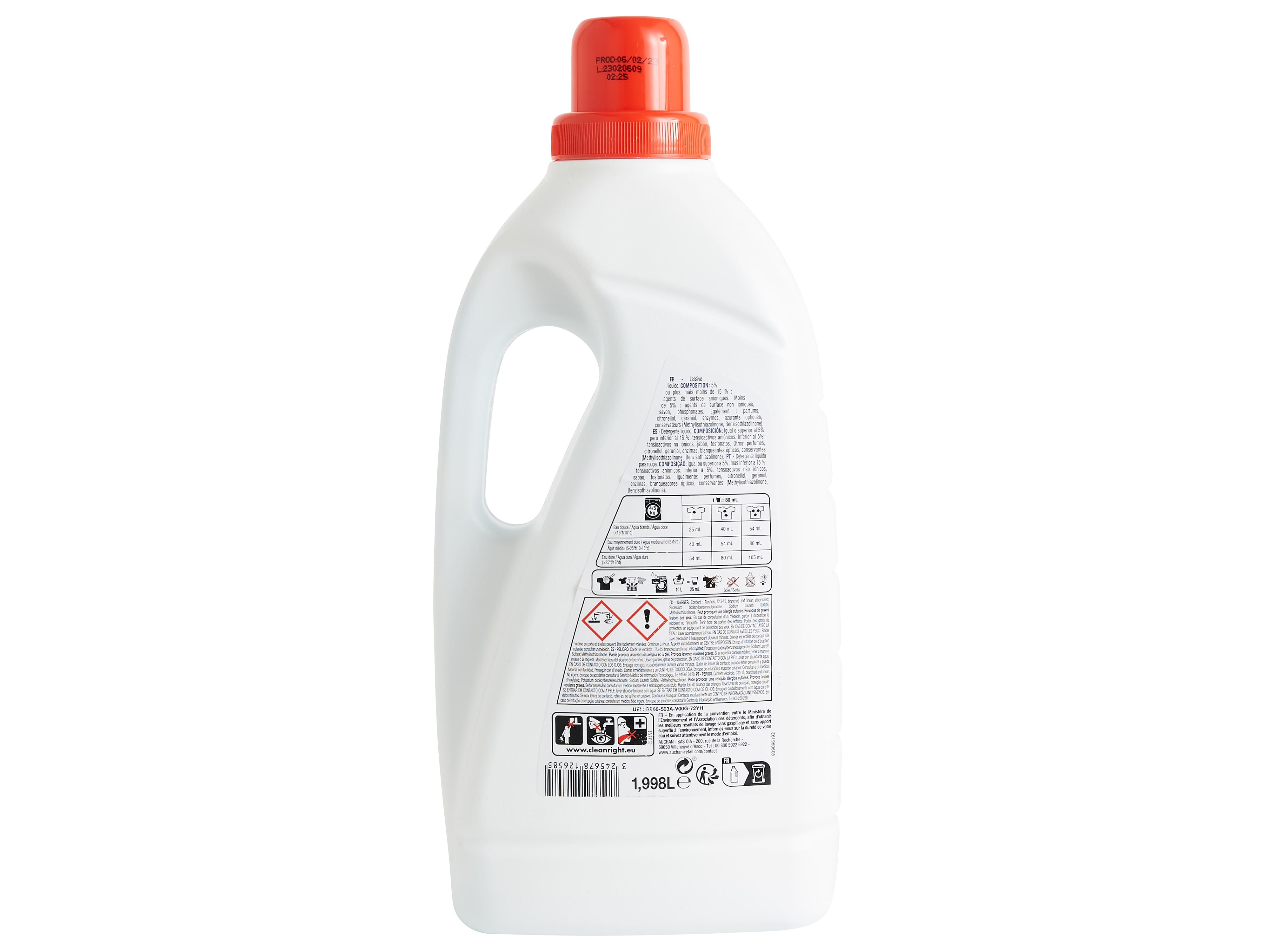 DETERGENTE ROUPA MÁQUINA LÍQUIDO POLEGAR 37 DOSES