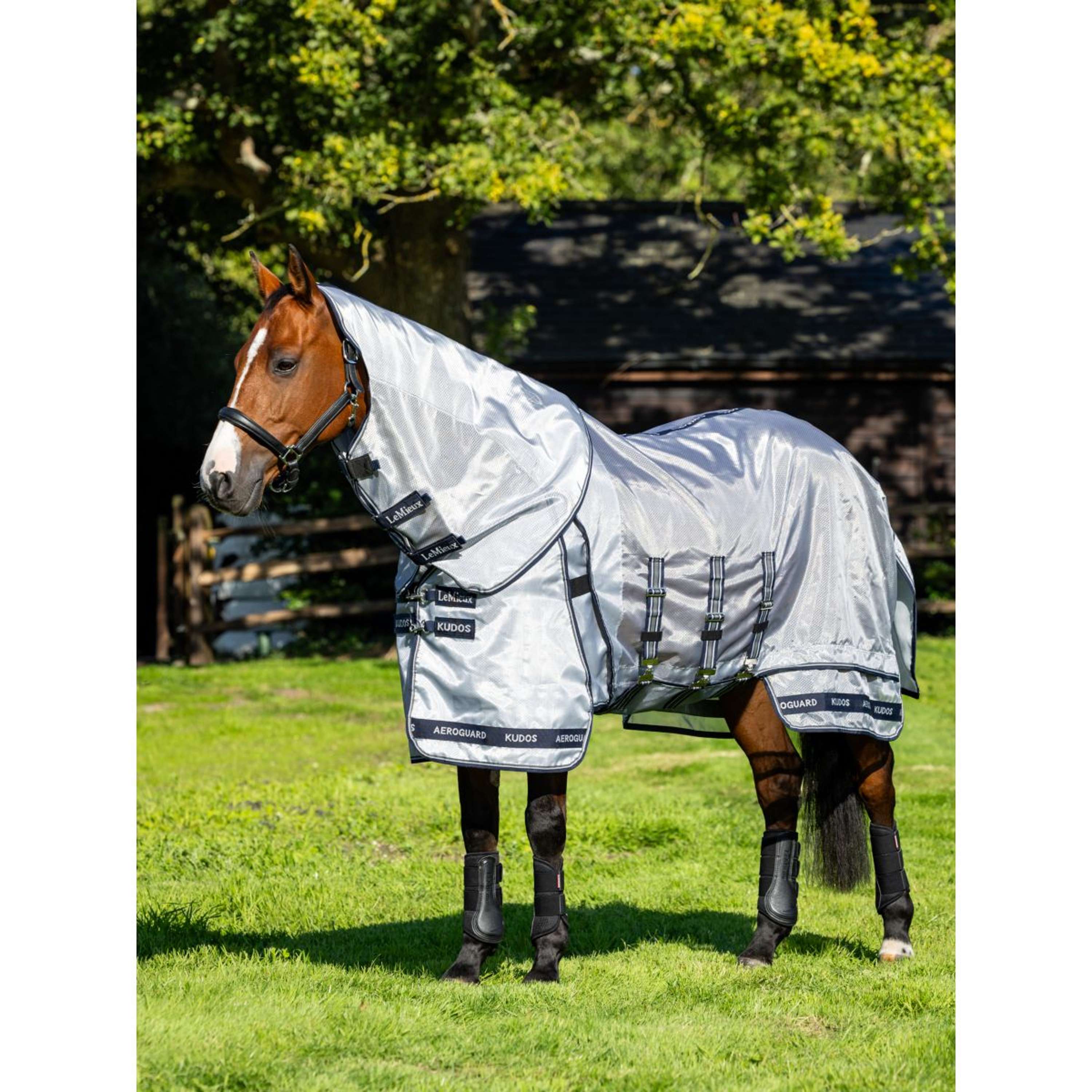 LeMieux Vliegendeken Kudos AeroGuard Zilver