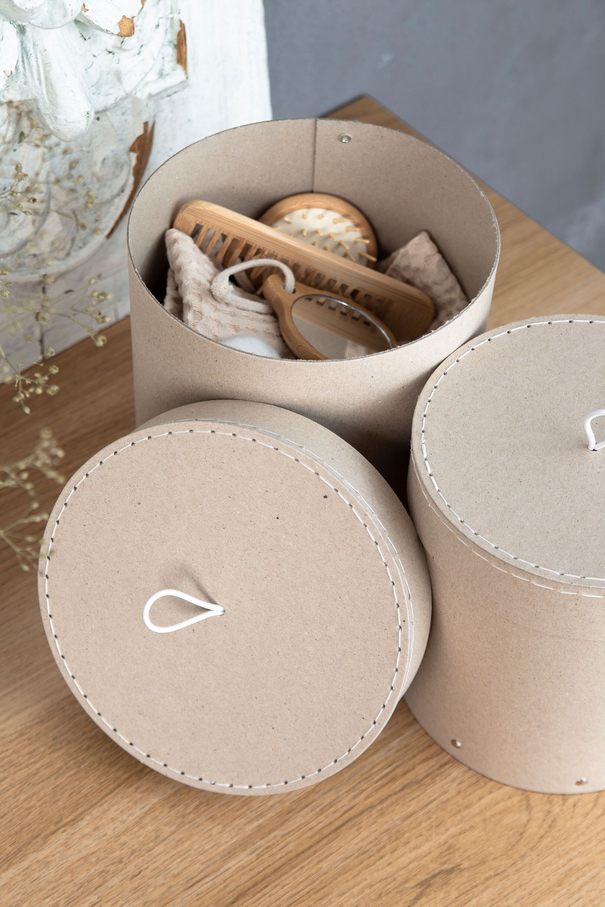 BIGSO Aufbewahrungsbox - Natur / H: 19.5 cm