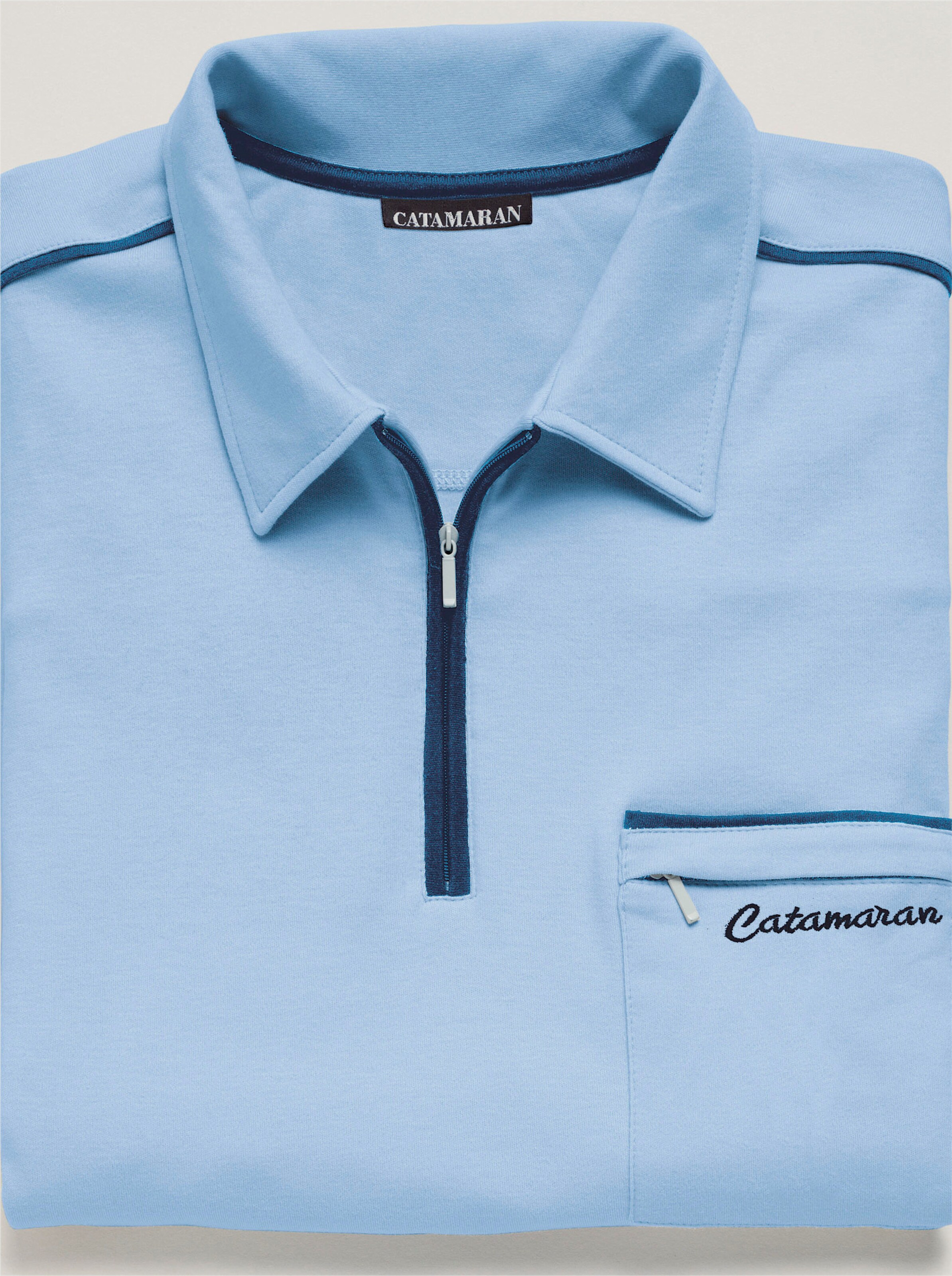 Langarm-Poloshirt