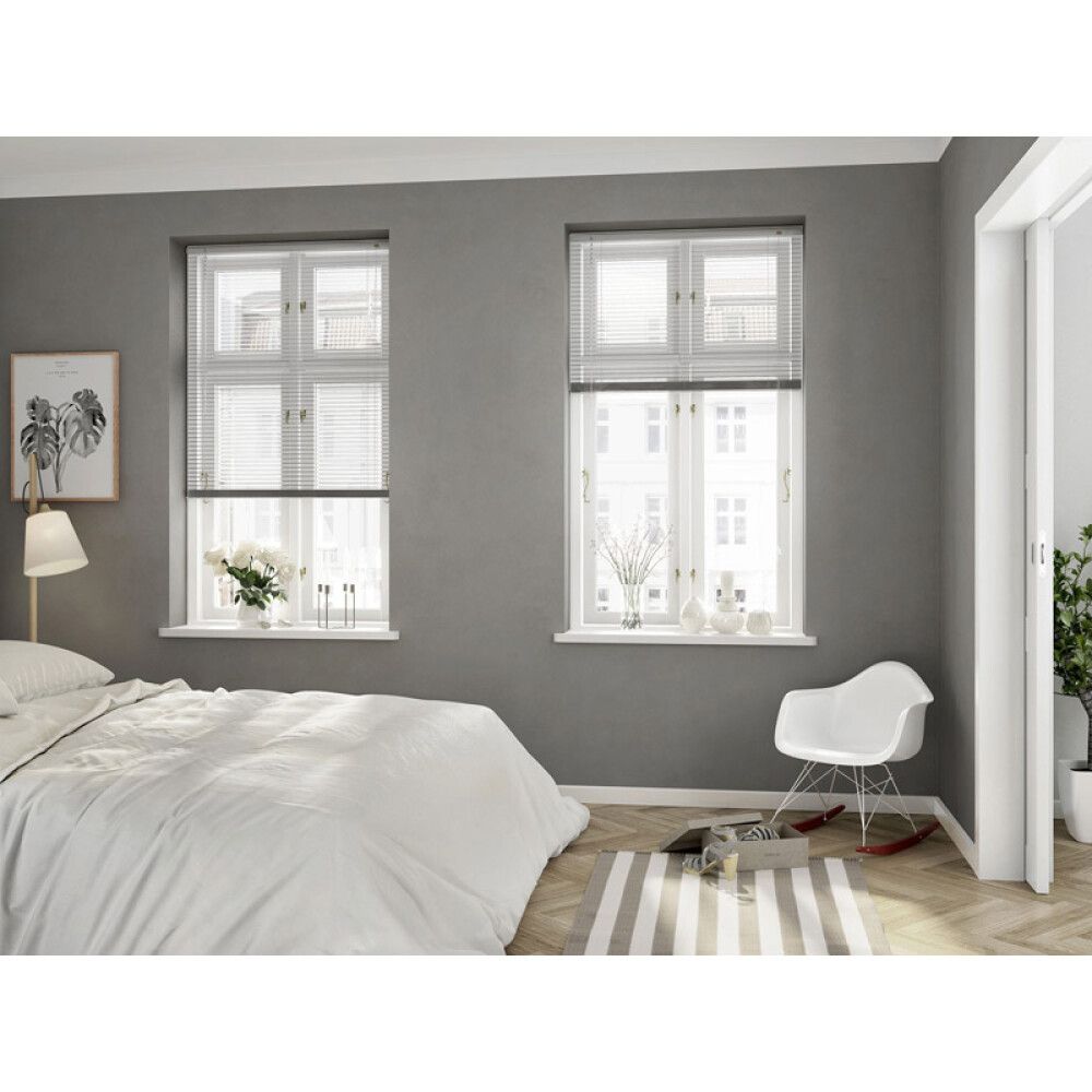 PERSIENNE DEBEL TWIST ALUMINIUM 40X220CM HVIT