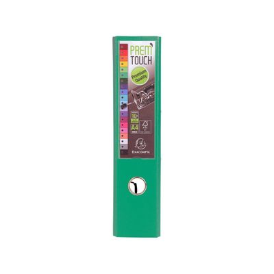 Exacompta Prem'Touch - Classeur à levier - Dos 80 mm - A4 Maxi - pour 715 feuilles - vert