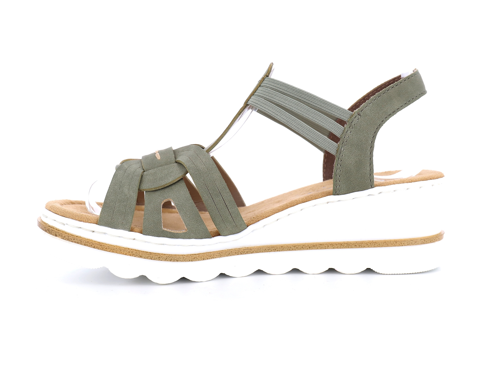 Rieker-67459 Synthétique Vert