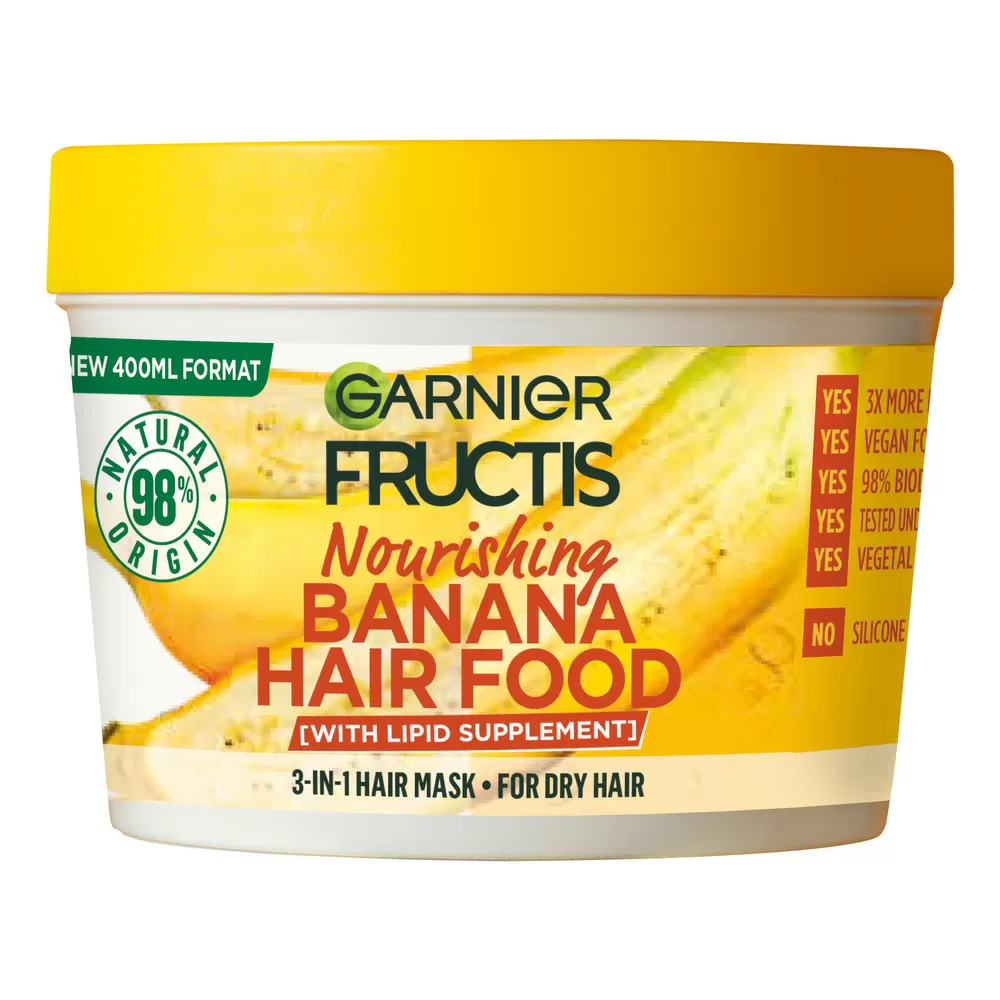 Garnier Fructis Hair Food Banana Mask - 400 ml.