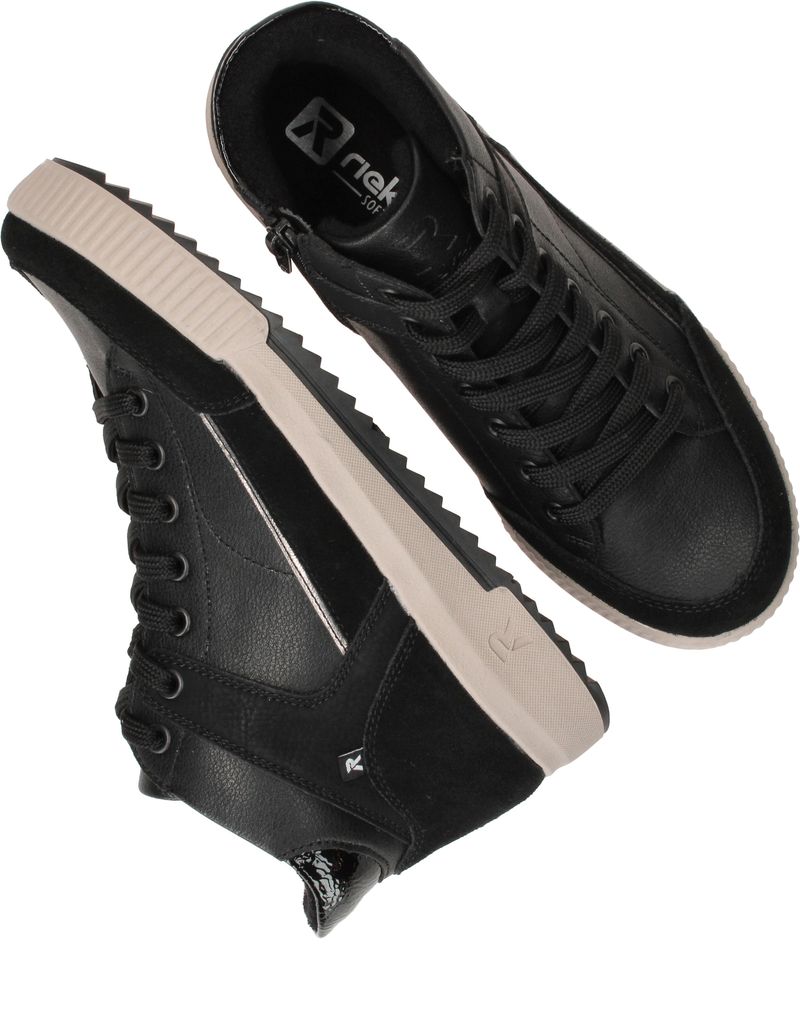 Rieker Sport Veterschoenen Zwart Dames
