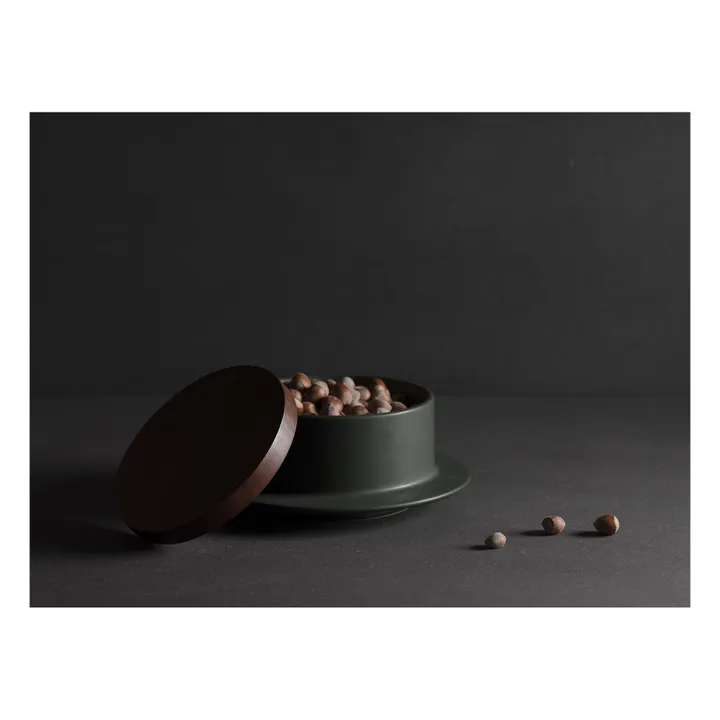 Valerie Objects Couvercle Dishes to dishes en bois d'accacia | Bois foncé
