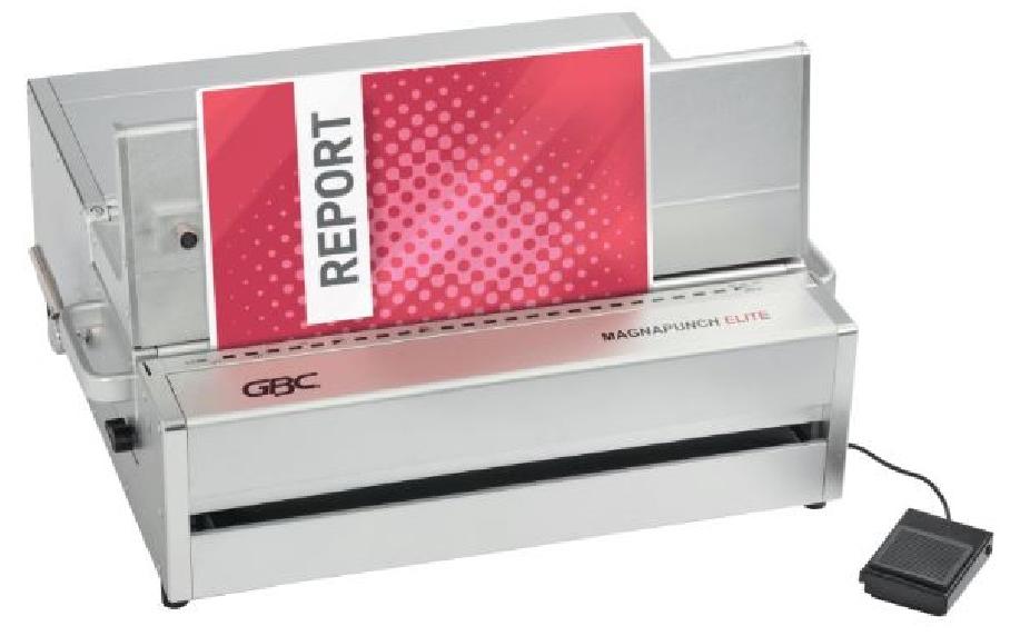 Elektrische Stanzmaschine Magnapunch Elite, 30 Blatt<br>Elektrische Stanzmaschine mit Fusspedal