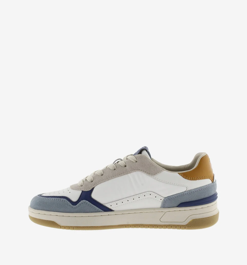 C80 - CASUAL PATCH COLORS Baskets rétro unisexes multicolores MARINO