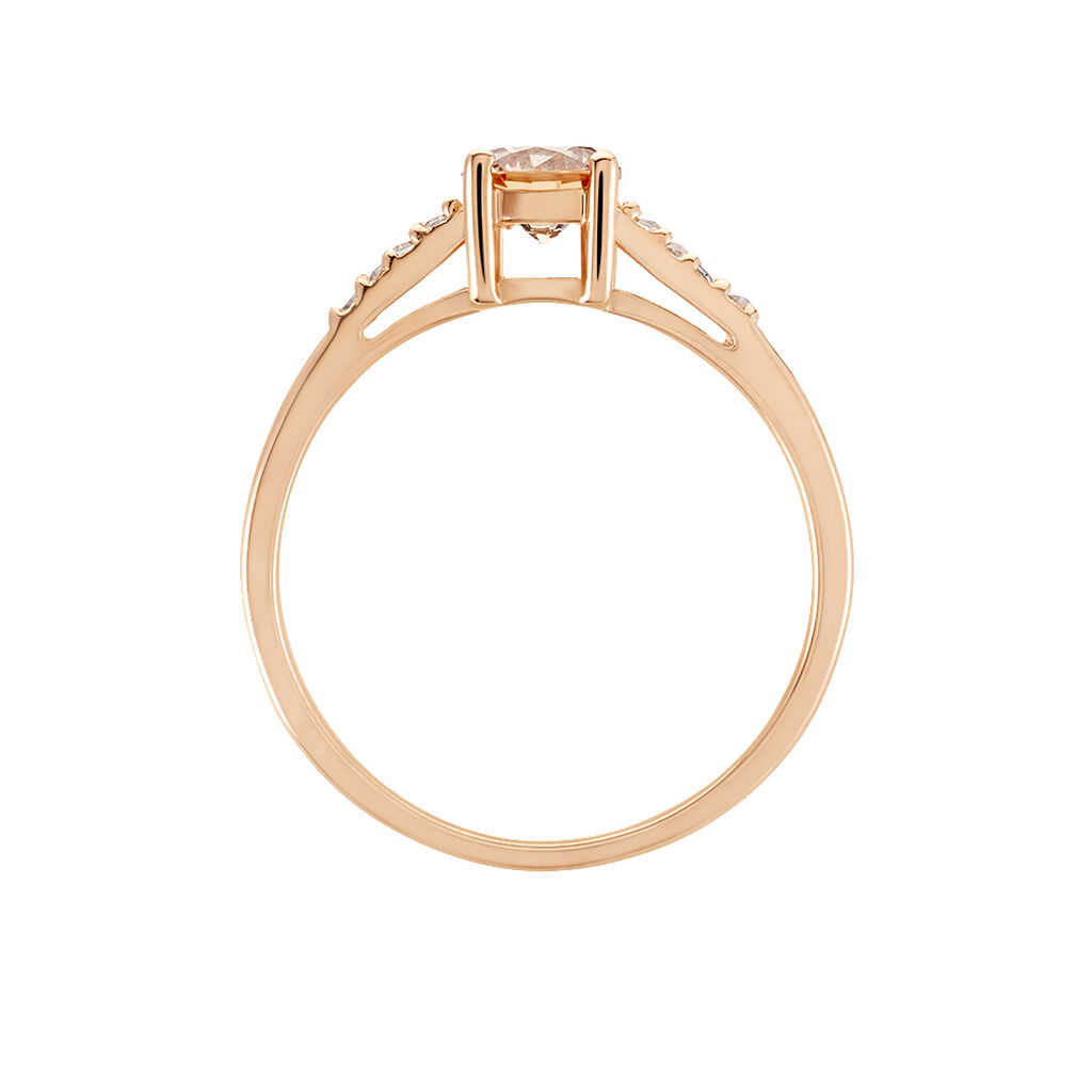 Bague Rio Argent Rose Oxyde De Zirconium